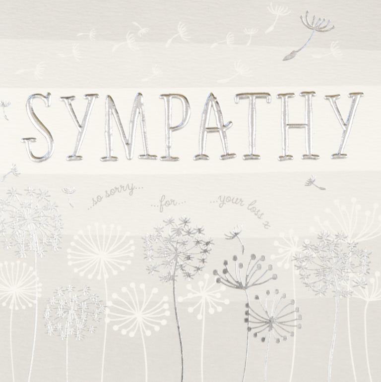 Dandelions Sympathy Card