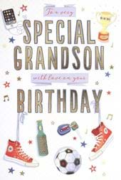 Special Grandson Birthday Card