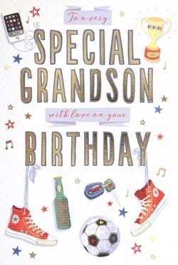 Special Grandson Birthday Card