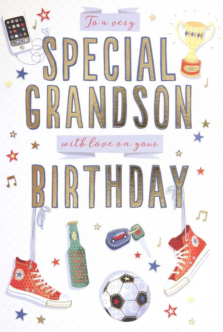 Special Grandson Birthday Card