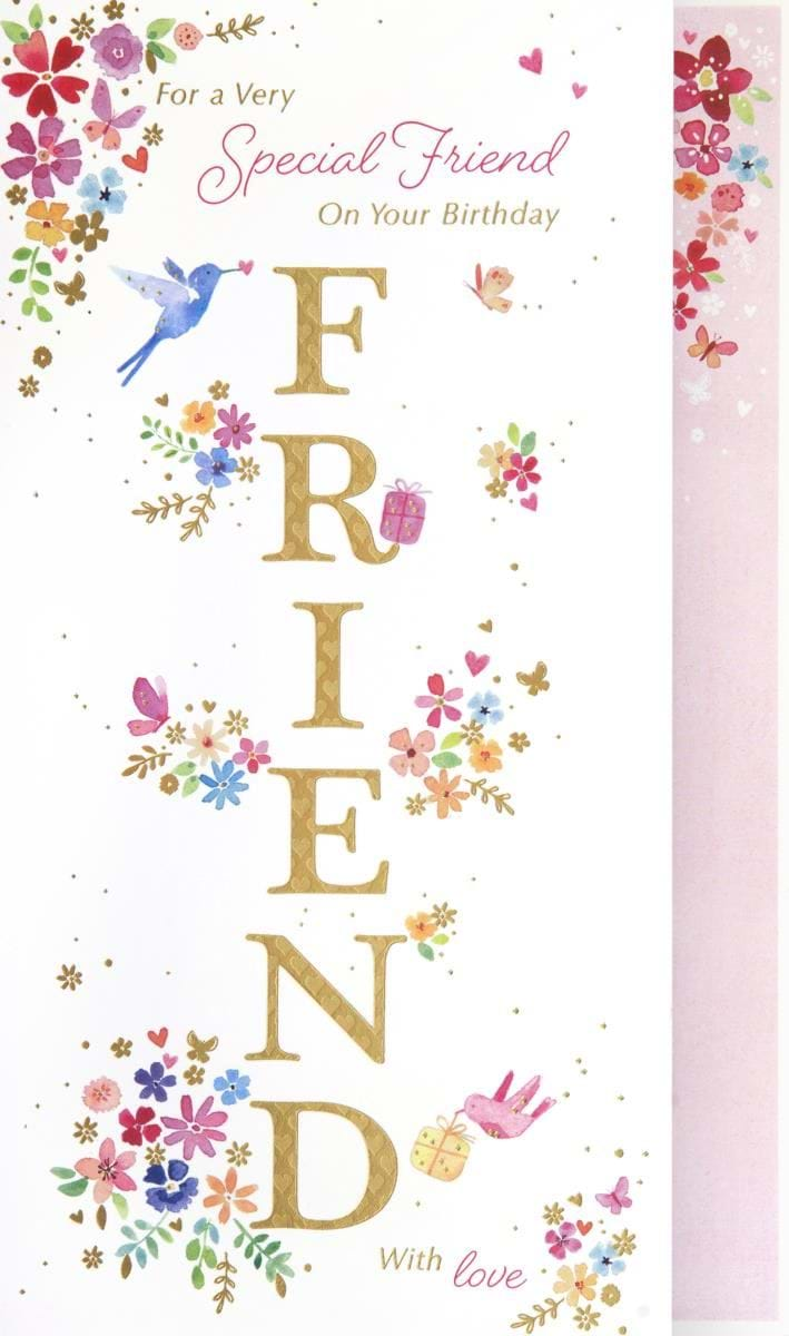 Special Friend Birthday Card