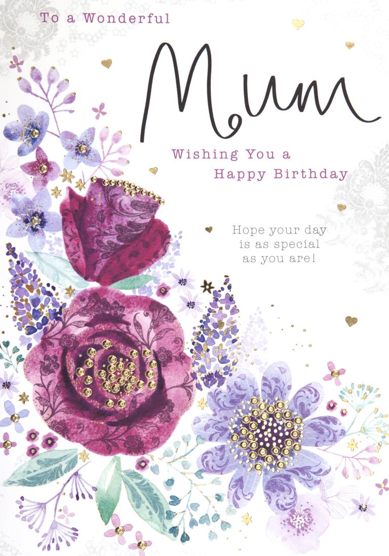 Wonderful Mum Birthday Card