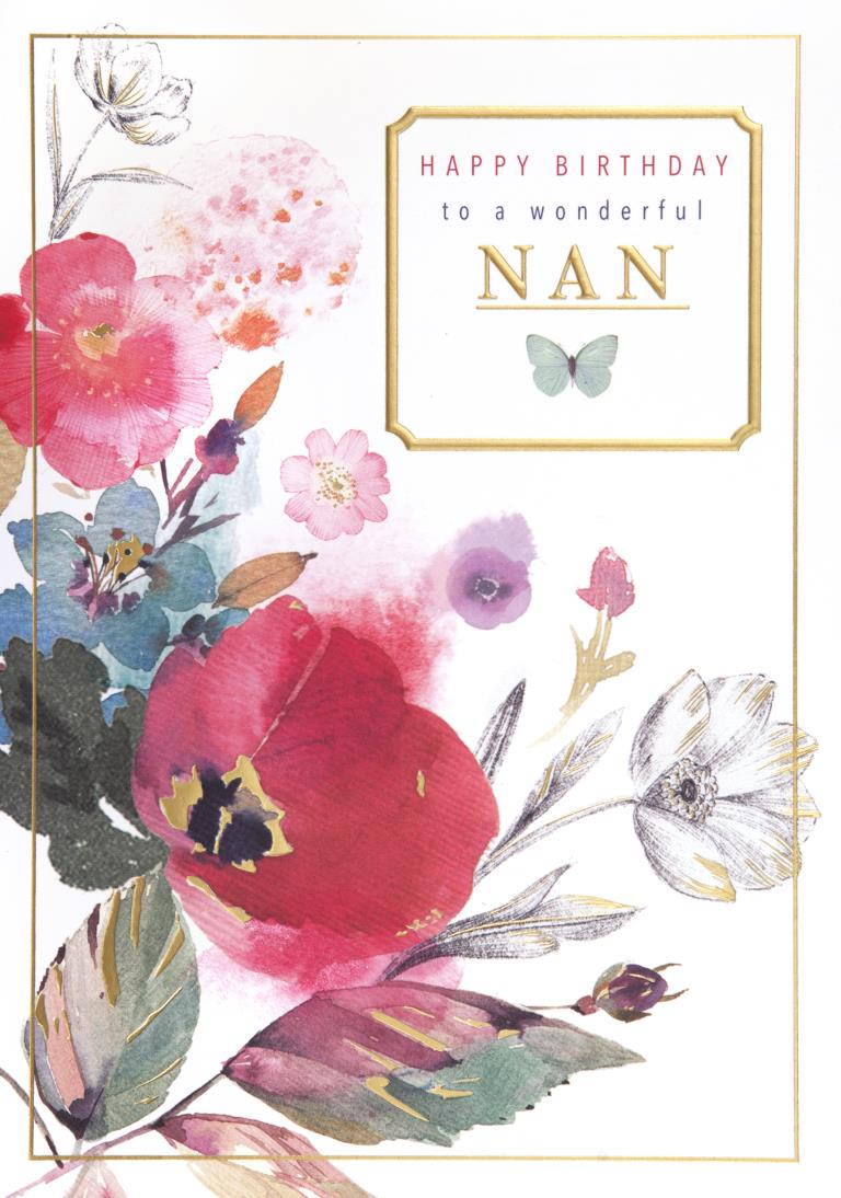 Wonderful Nan Birthday Card