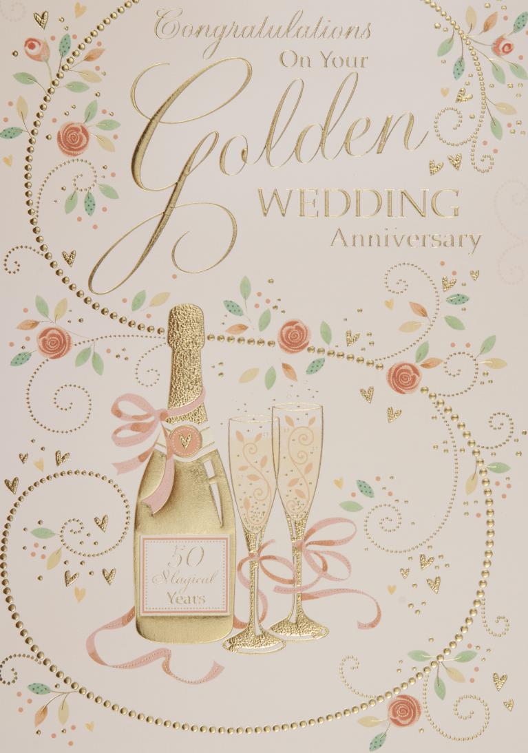 Magical Years Golden Anniversary Card