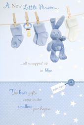New Little Person New Baby Boy Card
