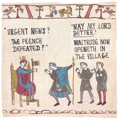 Waitrose Now Openeth Greeting Card