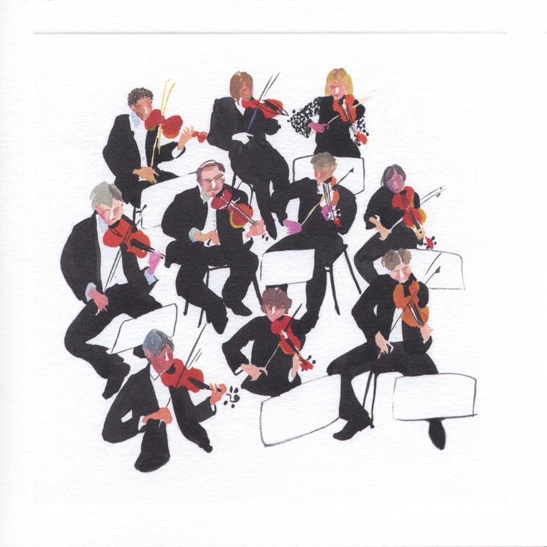 Strings Greeting Card