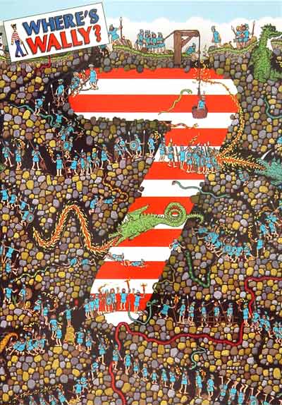 Wheres Wally 7th Birthday Card