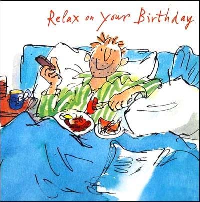 Breakfast In Bed Birthday Card