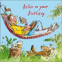 Relaxing Afternoon Birthday Card
