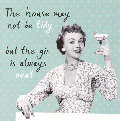 Gin Birthday Card