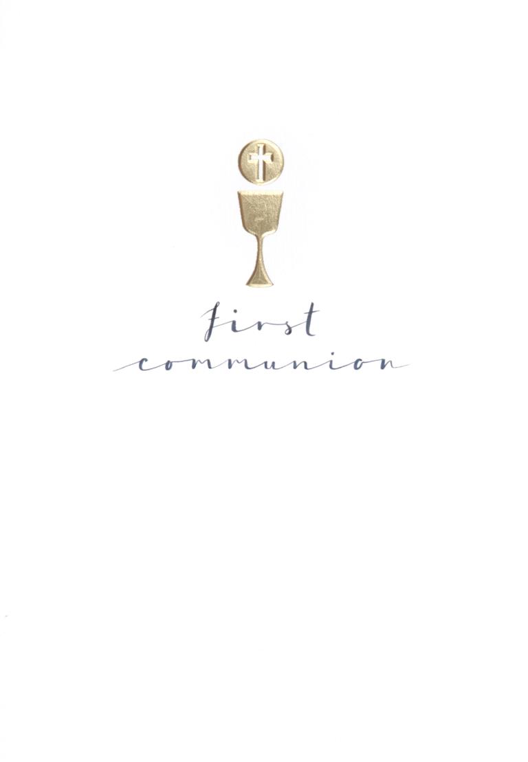 First Communion Greetings Card