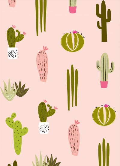 Cacti in Bloom Wrapping Paper