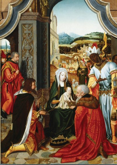 Adoration of the Magi Personalised Christmas Card