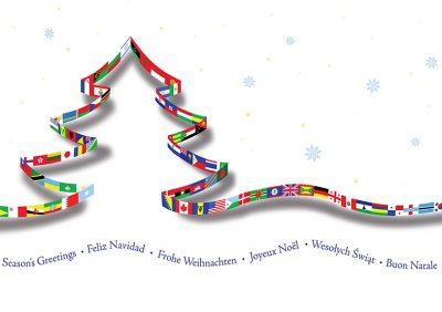 Tree of Unity Personalised Christmas Card