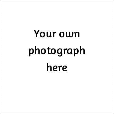 Your Own Photo on Front Card - Square