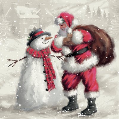 Christmas Spirit Personalised Christmas Card