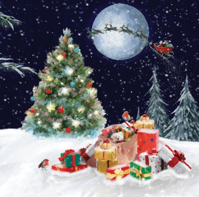 Gifts From Santa Personalised Christmas Card