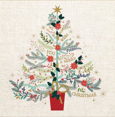 Merry Christmas Personalised Christmas Card
