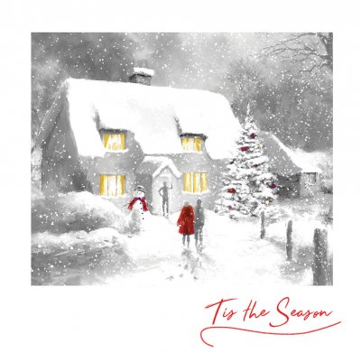 Christmas Visit Personalised Christmas Card
