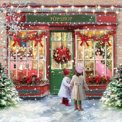 Toy Shop Personalised Christmas Card