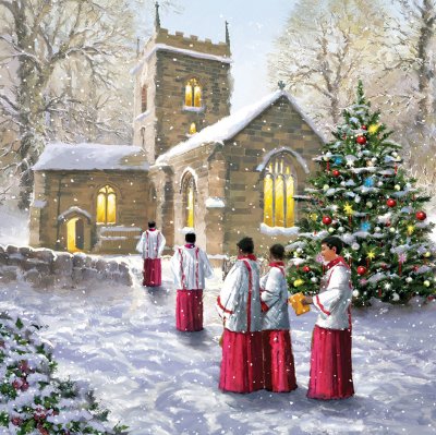 Church Choir Personalised Christmas Card