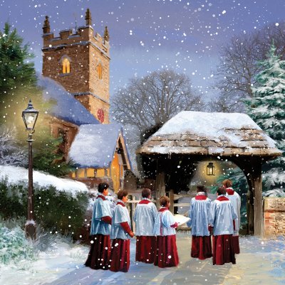 Going To Church Personalised Christmas Card