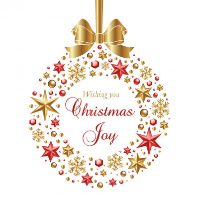Majestic Wreath Personalised Christmas Card