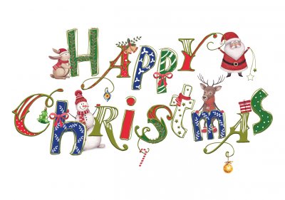 Happy Christmas Personalised Christmas Card