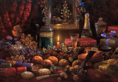 Christmas Feast Personalised Christmas Card