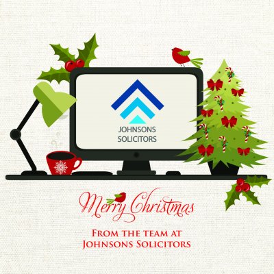 Festive Office Front Personalised Christmas Card