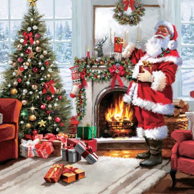 Keeping Warm Personalised Christmas Card