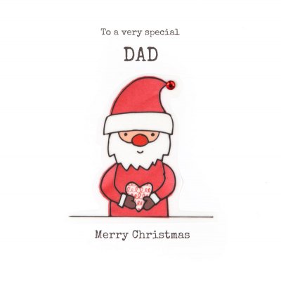 Santa Dad Christmas Card