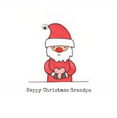 Santa Grandpa Christmas Card