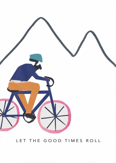 Good Times Roll Mountains Greeting Card