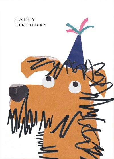 Party Dog Birthday Card