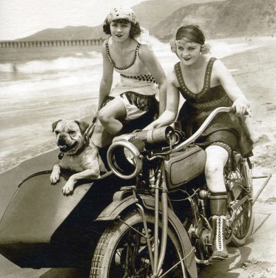 Sidecar Sirens Greeting Card