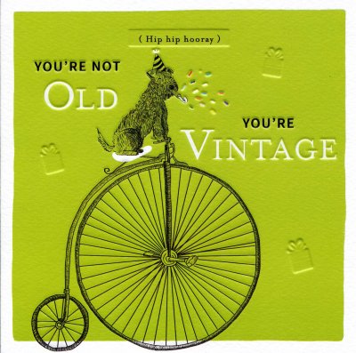 You're Vintage Birthday Card