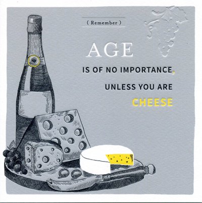 Age is of no Importance Birthday Card