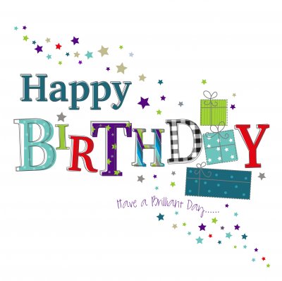Brilliant Day Birthday Card