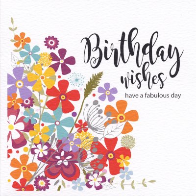 Fabulous Day Birthday Card