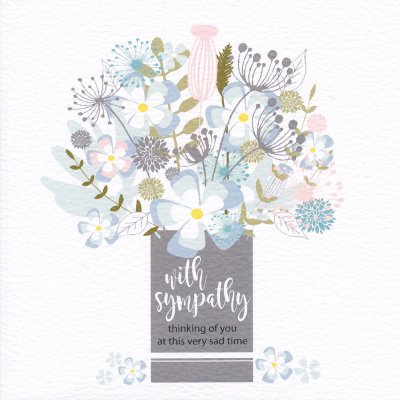 Floral Sympathy Card