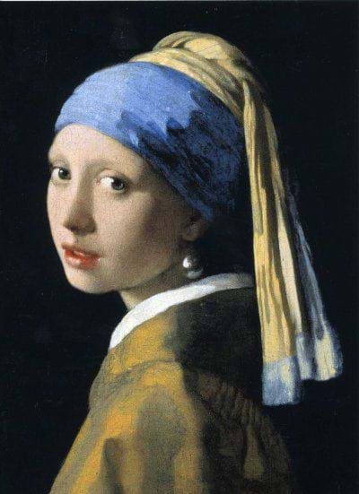 Girl with a Pearl Earring Greeting Card