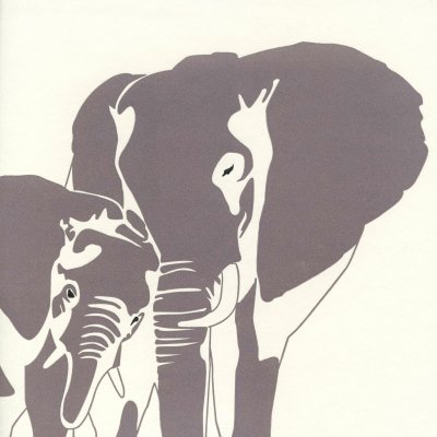 Elephants Greeting Card