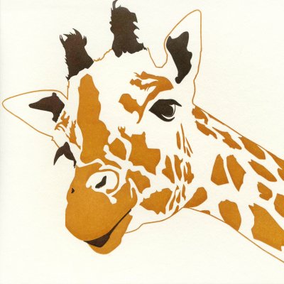 Giraffe Greeting Card