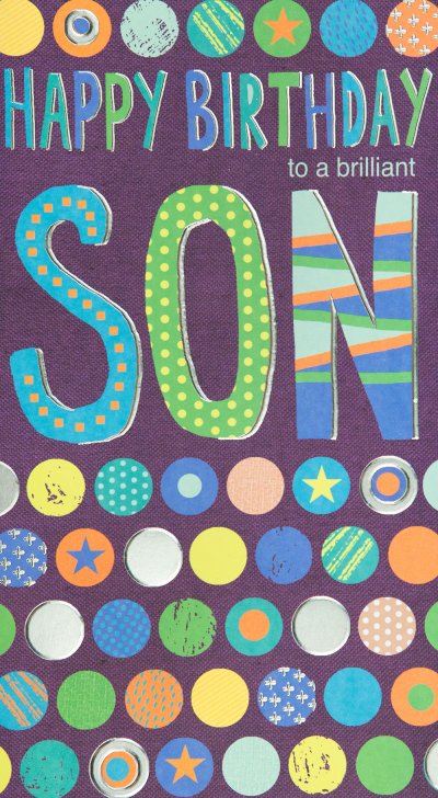 Spots Son Birthday Card