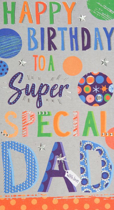 Spots Dad Birthday Card