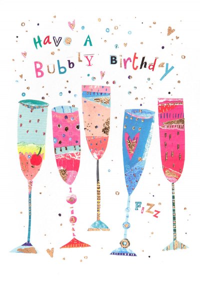 Bubbly Birthday Card
