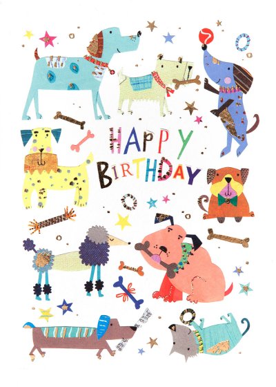 Dogs Birthday Card