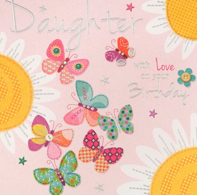 Daisies Daughter Birthday Card